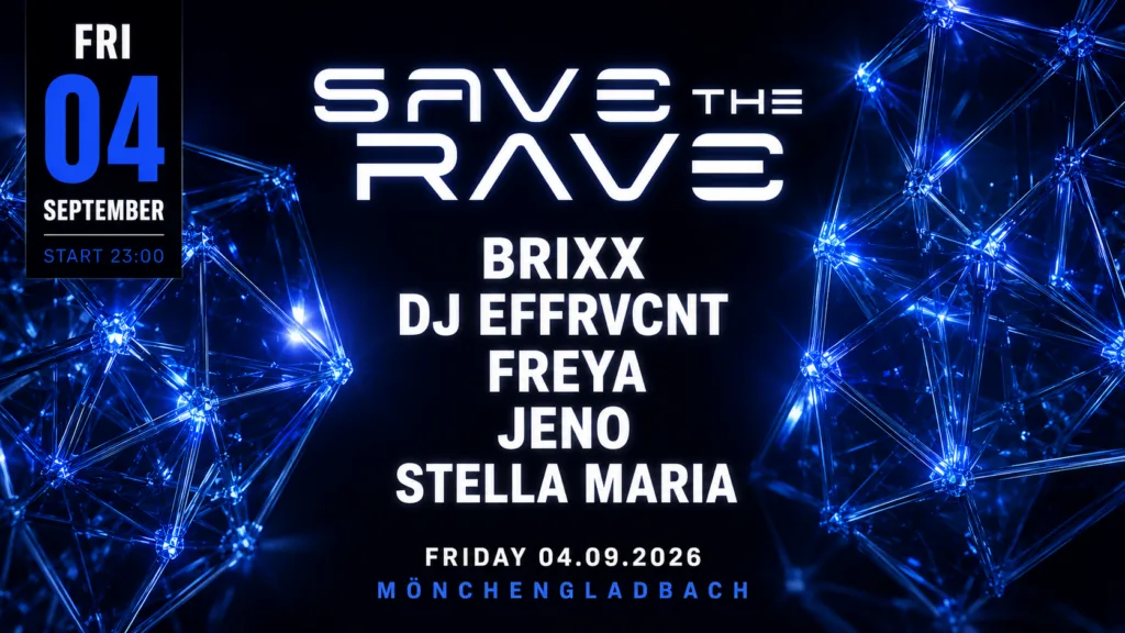 Friday 04.09.2026 – Save The Rave – Frau Manfred